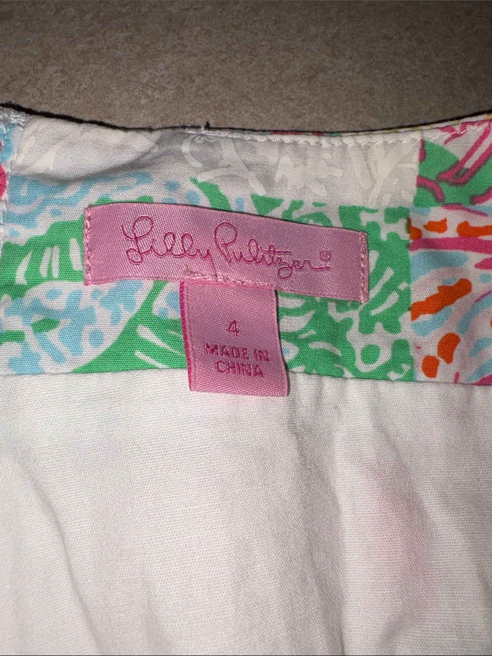 Lilly Pulitzer Marigold Skort Summertime Printed Patch - Picture 2 of 4